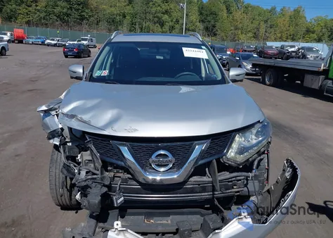 2016 Nissan Rogue Sl из США, поврежденный, VIN 5N1AT2MV5GC742346